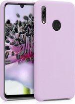 kwmobile telefoonhoesje voor Huawei P Smart (2019) - Hoesje met siliconen coating - Smartphone case in mauve