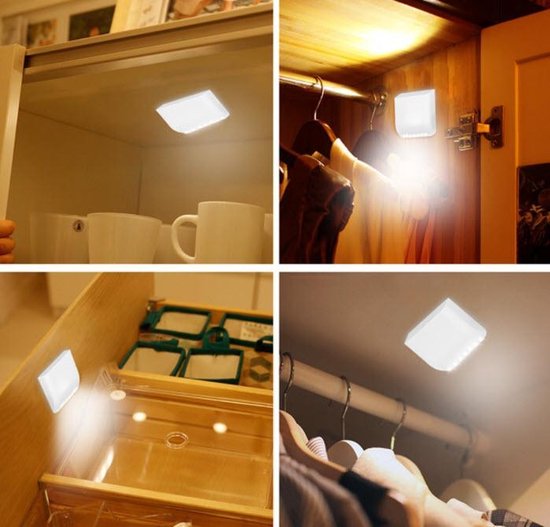 Kledingkast lamp - nachtverlichting - 7leds - wit van Neocle. — afbeelding 3