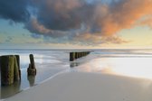 Foto Ameland op aluminium 120 x 60 cm de wadden op zijn mooist