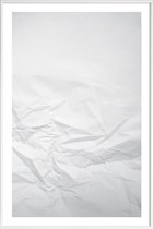 JUNIQE - Poster met kunststof lijst Paper Landscape -13x18 /Grijs &