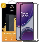 3-Pack OnePlus 8T screenprotectors - MobyDefend gehard glas screensavers - Zwarte randen - Screen Protectors - Glasplaatjes Geschikt Voor: OnePlus 8T