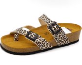 Lily Fashion Dames Slipper 0468.PA Panter - Maat 37