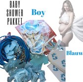 70-Delig-Babyshower - Pakket- Blauw- Jongen- Boy- Zwanger- feest-Charme Bijoux