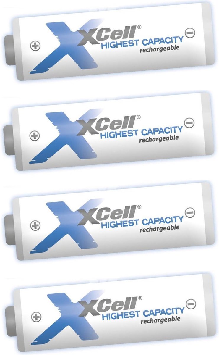 XCell X2900AA-4S Oplaadbare AA batterij (penlite) NiMH 2900 mAh 1.2 V 4 stuk(s)