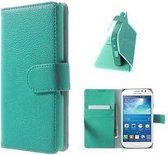 Samsung Grand Neo i9060 Hoesje Wallet Case Turquoise