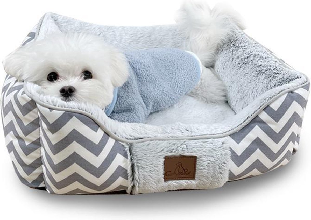 FURTIME Hondenbed, middelgrote hondenmand, wasbaar, hondenmand