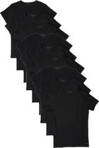 Tommy Hilfiger 9-pack t-shirts Crew-Neck Premium Essentials - zwart