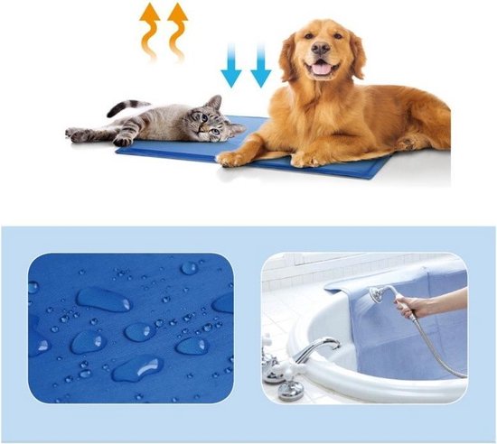 regeling Een centrale tool die een belangrijke rol speelt Bedreven XL Huisdieren Koelmat - Pet Cooling Mat Voor Honden/Katten - Verkoelende  Gelmat -... | bol.com