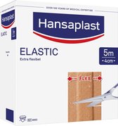 Hansaplast elastic pleisters, 5 meter Breedte 40 mm