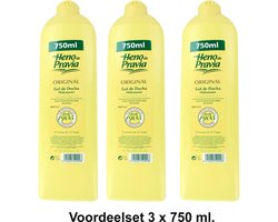 Heno de Pravia - 650 ml - Douchegel - 3 st - Voordeelverpakking