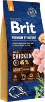 Brit Premium by Nature hondenvoer Adult M 15 kg Hond