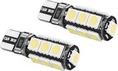 Lampen LED CANBUS T10 , 13x5050, 12V, cold white light color.