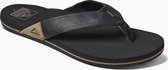 Reef Newport Heren Slippers - Black - Maat 37.5