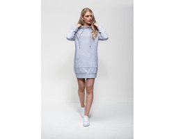 Just Hoods - Hoodie Dress - Heather Grey - M
