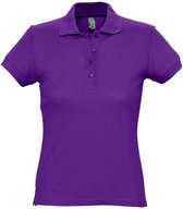 SOLS Dames/dames Passion Pique Poloshirt met korte mouwen (Donkerpaars)