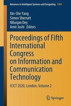 Proceedings of Fifth International Congress on Information and Communication Tec