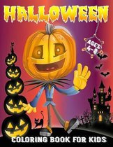 Halloween Coloring Book For Kids Ages 4-8