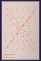 Kuotes Art - Canvas Schilderij - Vermenigvuldigen - Muurdecoratie - 80 x 120 cm