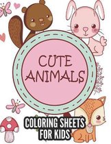 Cute Animals Coloring Sheets For Kids