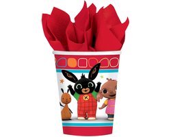 AMSCAN - 8 tasses Bing en carton - Décoration> Tasses, verres et bouteilles d'eau