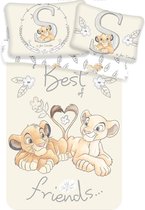 Disney The Lion King Best Friends BABY dekbedovertrek - 100 x 135 cm - Multi