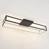 Lucande - LED plafondlamp- met dimmer - 1licht - aluminium, polycarbonaat - H: 18.5 cm - mat , wit - Inclusief lichtbron