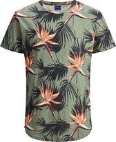 Jack & Jones T-shirt - Jongens - Groen/Oranje/Zwart