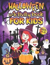 Halloween Activity Book For Kids Ages 4-8