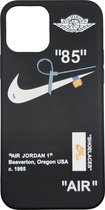 iPhone 12/12 Pro Case Air Jordan 1 Black - iPhone 12/12 Pro hoesje - iPhone 12/12 Pro case