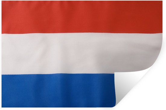 Muurstickers - Sticker Folie - Nederlandse vlag - 30x20 cm - Plakfolie - Muurstickers Kinderkamer - Zelfklevend Behang - Zelfklevend behangpapier - Stickerfolie