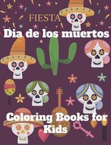 Dia De Los Muertos Coloring Books for Kids - Fiesta