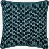 Raaf sierkussen Pascal blauw 50x50 cm