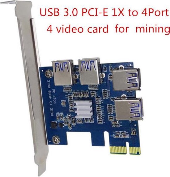 MiningGear PCI-e naar USB splitter - MiningGear