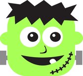 Raam / Muur / Deur / Indoor sticker - halloween herbruikbare sticker - halloween monster - Frankenstein