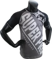 Super Pro Combat Gear T-Shirt Sublimatie Camo Zwart/Grijs/Wit Maat 164