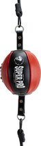 Super Pro Lederen Reflex Ball Zwart/Rood