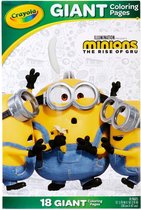 Crayola - Minions - Grote Kleurplaten - 18 stuks