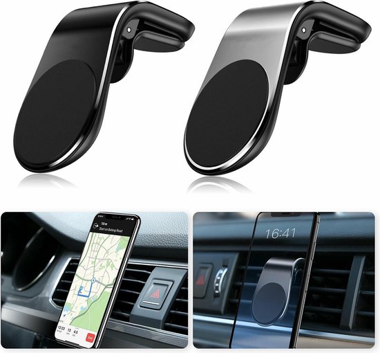 Support magnétique pour téléphone portable pour voiture Support magnétique  pour téléphone portable pour voiture Compatible iPhone 12 11 Pro  Max/XS/XR/X/SE/8/7 Samsung Galaxy S20/S10/S9 et tous les smartphones  (tableau de bord)
