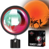 TENTA® Sunset lamp - Golden Hour lamp - Sunset projector - Sterren projector Zon - TikTok Lamp