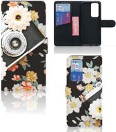 GSM Hoesje OPPO Find X3 Neo 5G Bookcover Vintage Camera