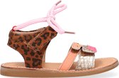 Sandalen | Meisjes | Brown Animal | Leer | Shoesme | Maat 27