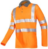 Werkkleding Sioen 319Aa2Mr1Fc1 Lim - Polo Fr Candiz Fluo Oranje - Maat: L, Kleur: Fluor