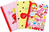 BLOND AMSTERDAM LOVE: A5 EXERCISE BOOK SET