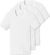 Schiesser Heren shirt 3 pack Cotton Essentials dubbelrib