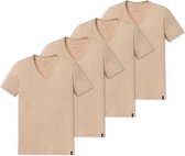 Schiesser t-shirt met V-hals 4 pack 95/5