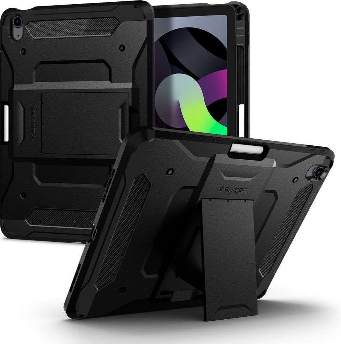 Spigen - Apple iPad Air 4 2020 - Tough Armor Tech Case - Zwart