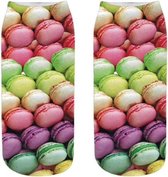 Fun sokken met Macarons vrolijke kleuren (32458)