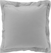 Livetti Kussensloop Kussenhoes Pillow Case 63x63 cm Katoen - Grijs