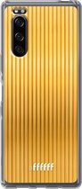 Sony Xperia 5 II Hoesje Transparant TPU Case - Bold Gold #ffffff