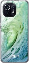 6F hoesje - geschikt voor Xiaomi Mi 11 -  Transparant TPU Case - It's a Wave #ffffff